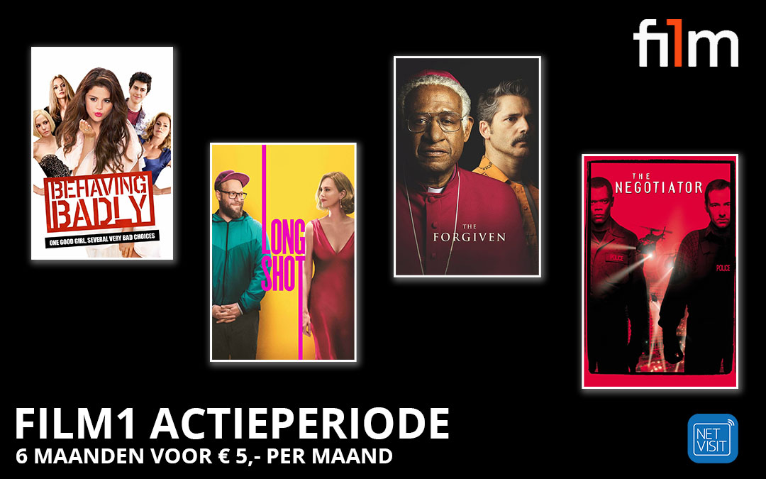 Actie: Kijk 6 maanden Film1 voor € 5,- per maand!
