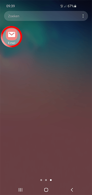 Android Mobiel Mail instellen SKV - Stap 1 Android Mobiel Mail instellen SKV - Stap 1