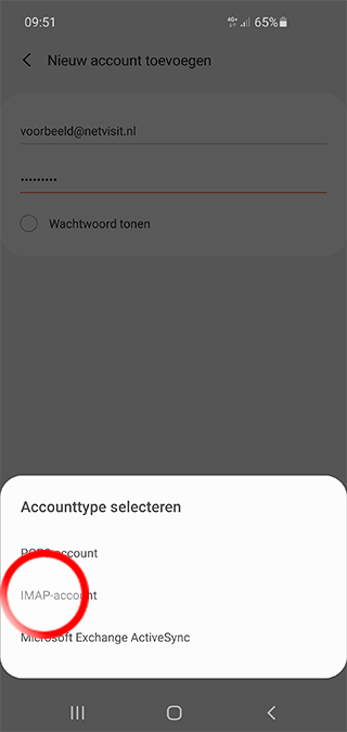 Android Tablet Mail SKV - Netvisit Stap 4 Android Tablet Mail SKV - Netvisit Stap 4