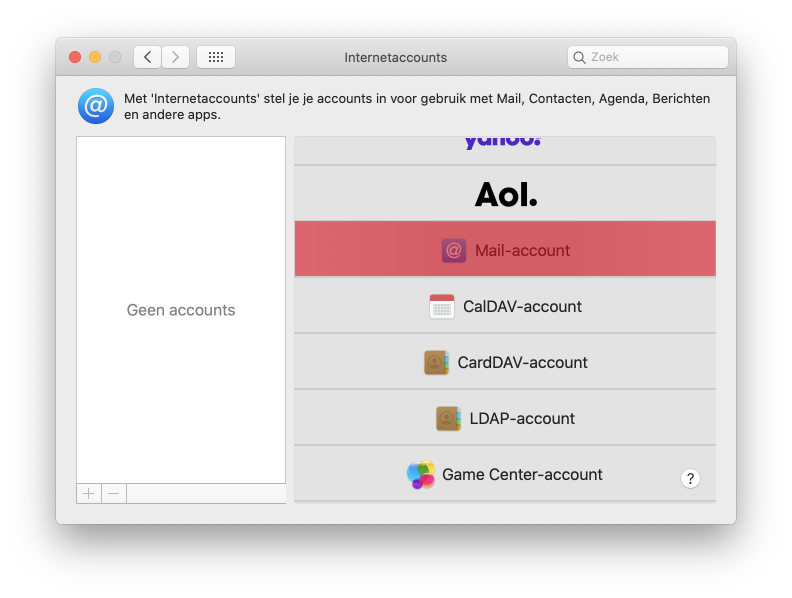 Mail instellen Apple Mail SKV stap 4 Mail instellen Apple Mail SKV stap 4