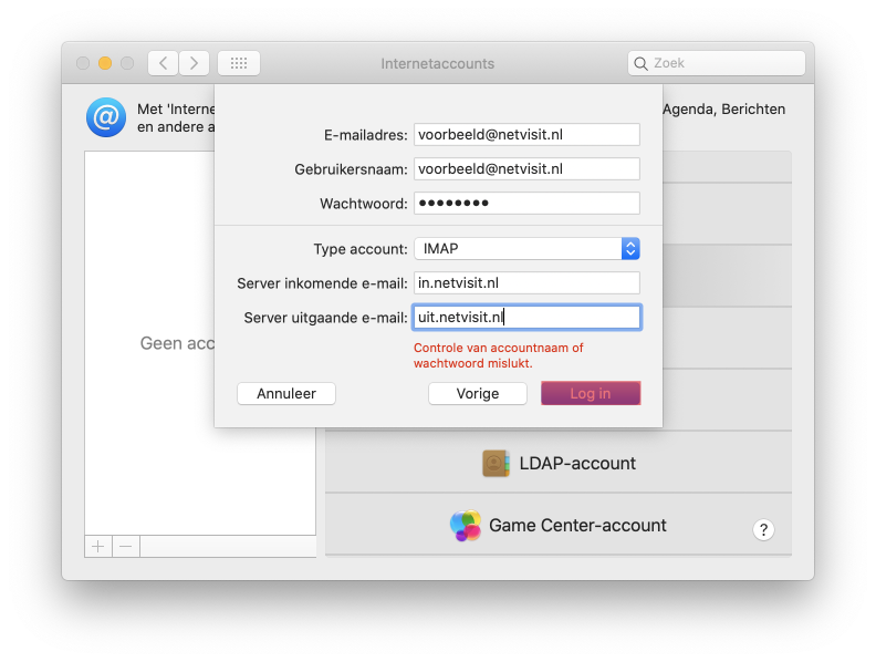 Mail instellen Apple Mail SKV stap 6 Mail instellen Apple Mail SKV stap 6