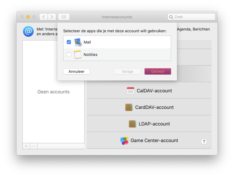 Mail instellen Apple Mail SKV stap 7 Mail instellen Apple Mail SKV stap 7