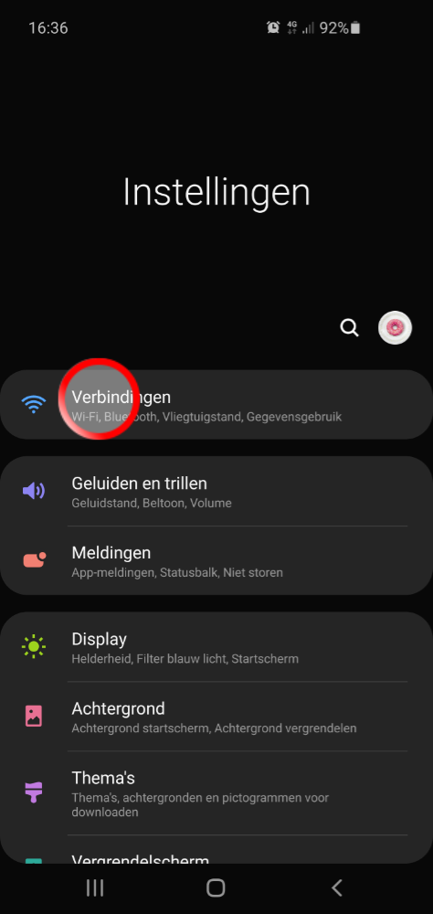 Wifi instellen Android telefoon SKV stap 2 Wifi instellen Android telefoon SKV stap 2
