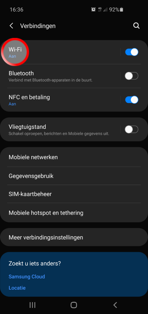 Wifi instellen Android telefoon SKV stap 3 Wifi instellen Android telefoon SKV stap 3