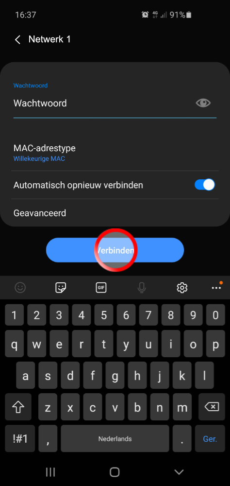 Wifi instellen Android telefoon SKV stap 5 Wifi instellen Android telefoon SKV stap 5