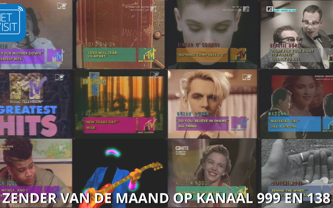 MTV 80’s zender van de maand juli 2021